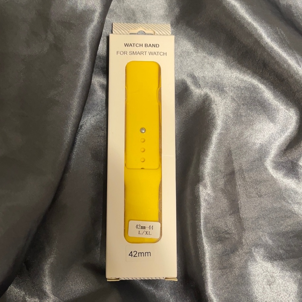 Yellow Apple Watch band